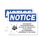 Signmission Secondary Evacuation Point Sign With Symbol, 7 in W x Rectangle, Vinyl Decal OS-2PACK-NS-D-57-L-18264 - alternate 1